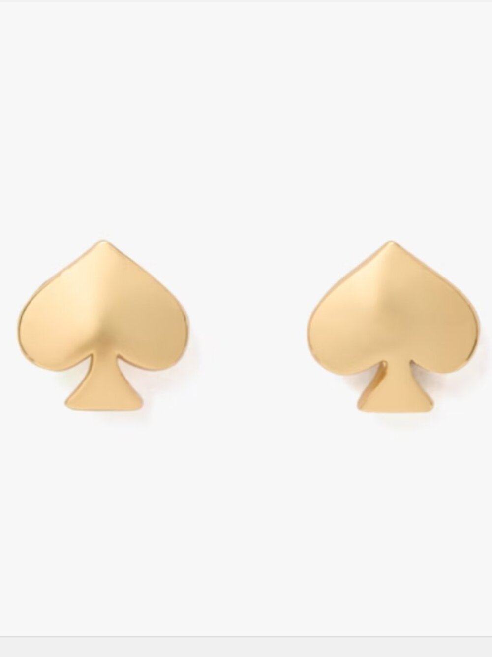 kate spade Gold Spade Stud Earrings
